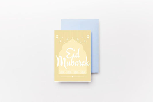 Eid Mubarak Colour Cards Pack Of Four