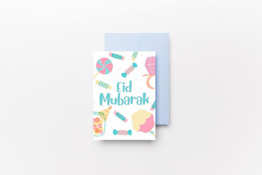 Eid Mubarak Sweets Card